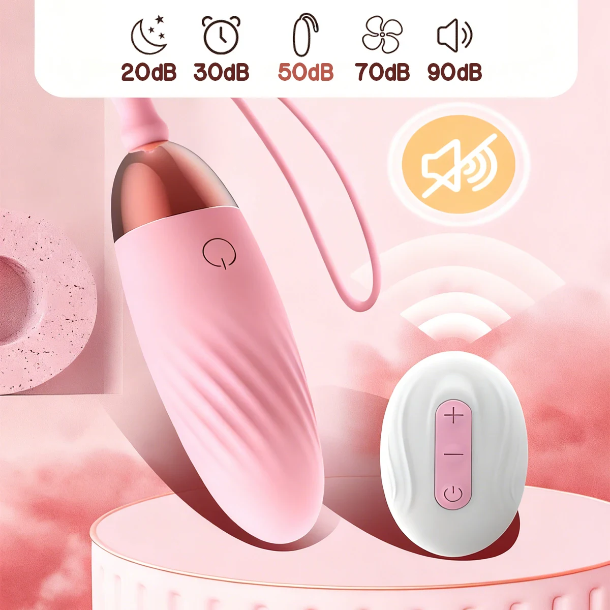 Wireless Remote Control Love Egg Vibrator with Loop Cord Wireless Remote Control Love Egg Vibrator with Loop Cord 12 21 Wireless Remote Control Love Egg Vibrator with Loop Cord 12