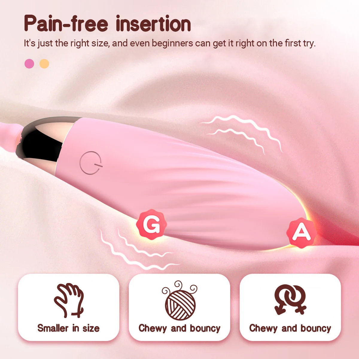 Wireless Remote Control Love Egg Vibrator with Loop Cord Wireless Remote Control Love Egg Vibrator with Loop Cord 14 23 Wireless Remote Control Love Egg Vibrator with Loop Cord 14