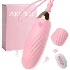 Online MK Adult Sex Toy Store Wireless Remote Control Love Egg Vibrator with Loop Cord 10 Pink wireless remote control love egg vibrator with loop cord and remote.