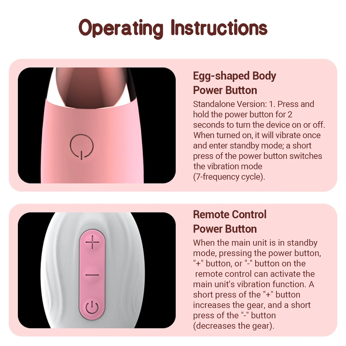 Wireless Remote Control Love Egg Vibrator with Loop Cord Wireless Remote Control Love Egg Vibrator with Loop Cord 8 17 Wireless Remote Control Love Egg Vibrator with Loop Cord 8