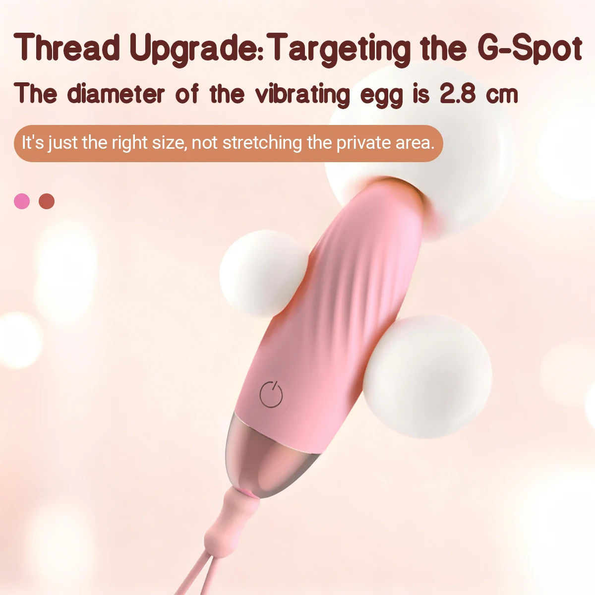 Wireless Remote Control Love Egg Vibrator with Loop Cord Wireless Remote Control Love Egg Vibrator with Loop Cord 9 18 Wireless Remote Control Love Egg Vibrator with Loop Cord 9