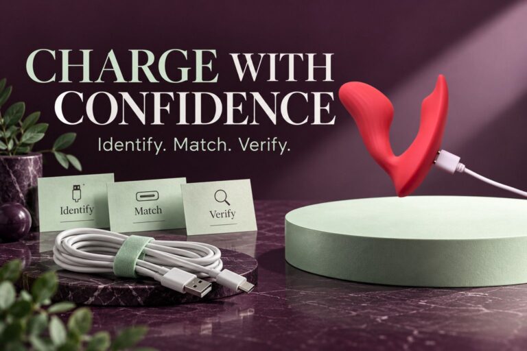 Online MK Adult Sex Toy Store Vibrator Charger Guide Compatibility and Charging Checks 49 Vibrator charger with matching identification and verification tools for safe charging.